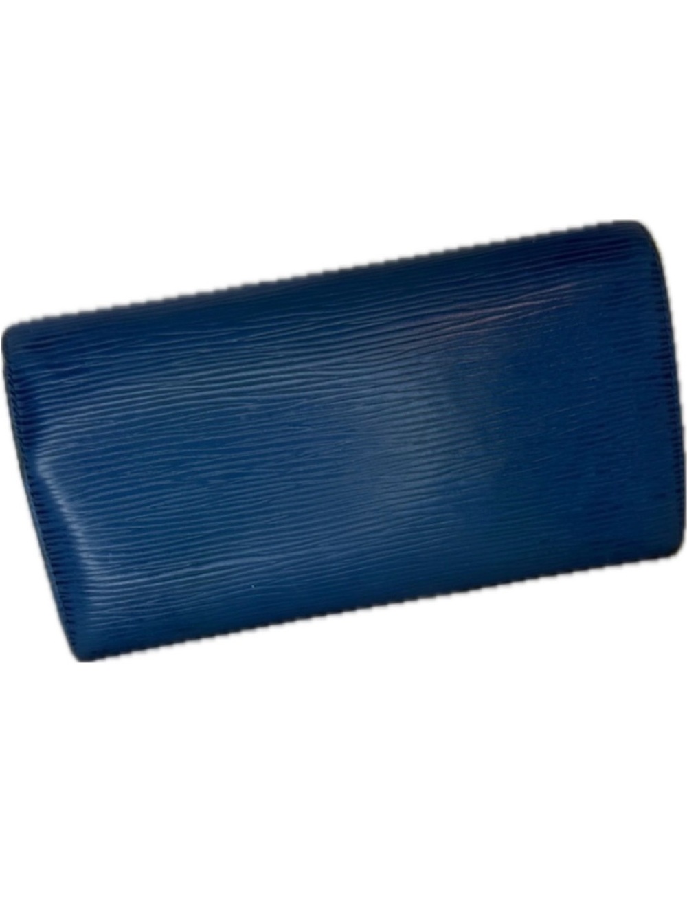 Louis Vuitton Epi Porte Feuille Toledo Blue Long Leather Bifold Wallet - EUC - Picture 2 of 5